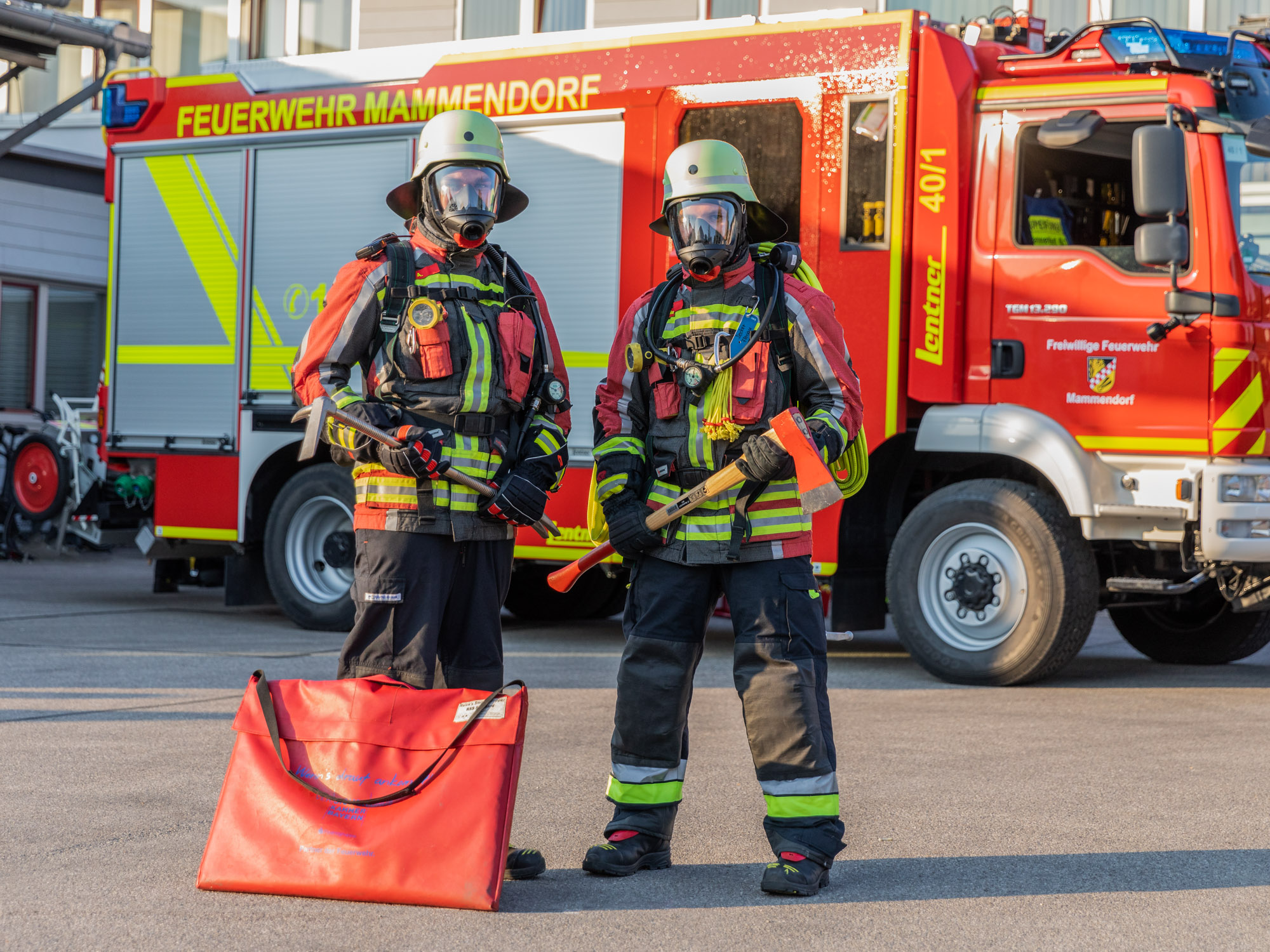 Atemschutzgeräteträger der Feuerwehr Mammendorf