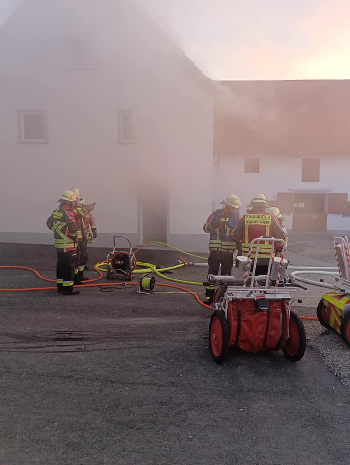Übungsbetrieb in der Feuerwehr Mammendorf