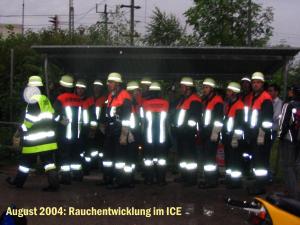 2004 ICE am 19.08.2004 009 Rauchentwicklung